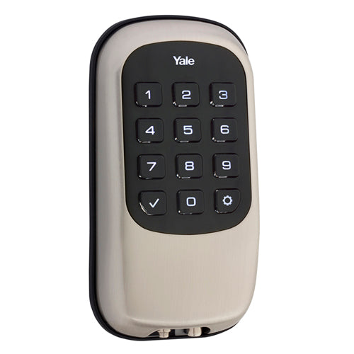 Yale Z-Wave Key Free Push Lock Nickel